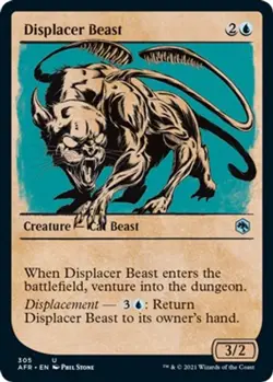 NM - Displacer Beast (Showcase) [AFR - 305] Adventures in the Forgotten Realms - Image 1