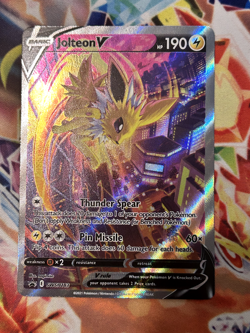 Pokemon Jolteon V SWSH183 Alternate Alt Art Sword and Shield Promo NM - Image 1