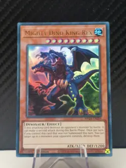 Yugioh MP24-EN209 - Mighty Dino King Rex - Ultra Rare - Image 1