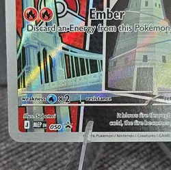 Series 2 Pokemon First Partner Illustration Tepig 050 Black Star Promo Holo - Image 3