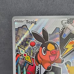 Series 2 Pokemon First Partner Illustration Tepig 050 Black Star Promo Holo - Image 4