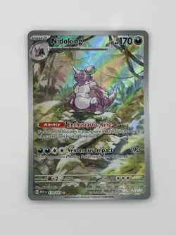 Nidoking 174/165 Illustration Rare 151 Pokemon Holo NM/M - Image 1