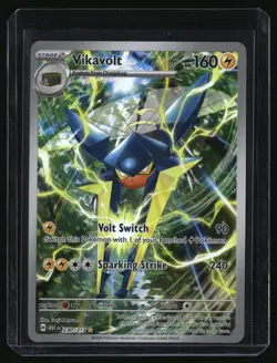 VIKAVOLT 230/217 ILLUSTRATION RARE ASCENDED HEROES POKEMON HOLO NEAR MINT - Image 1