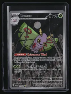 DUSTOX 220/217 ILLUSTRATION RARE ASCENDED HEROES POKEMON HOLO NEAR MINT - Image 1