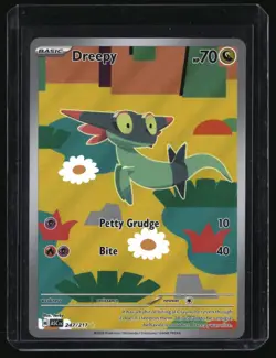 DREEPY 247/217 ILLUSTRATION RARE ASCENDED HEROES POKEMON HOLO NEAR MINT - Image 1