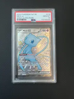 German Pokemon Mew EX 232/091 PAF de Paldeas Fates PSA 10 Gem Mint - Image 1