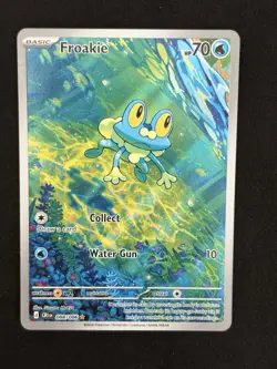 Froakie 088/086 Crimson Haze Illustration Rare Holo Eng Pokemon TCG 2024 NM - Image 1