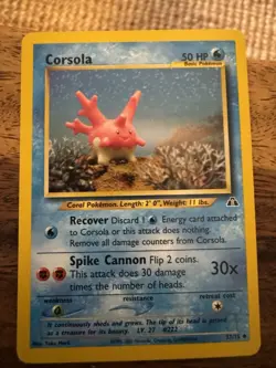 Pokemon Neo Discovery Lot of 12 [Hondour, Eevee, Corsola, Caterpie] - Image 3