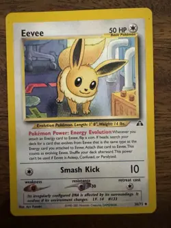 Pokemon Neo Discovery Lot of 12 [Hondour, Eevee, Corsola, Caterpie] - Image 4
