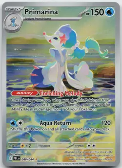 Primarina 088/084 Holo Pokemon Pitch Black - NM - Image 1