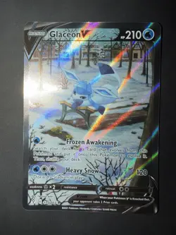 Glaceon V [Evolving Skies] #175 Pokemon TCG Sword & Shield Alt Art NM - Image 1