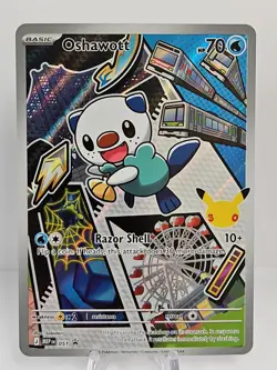 Oshawott 051 Series 2 First Partner Illustration Collection Pokemon TCG NM - Image 1