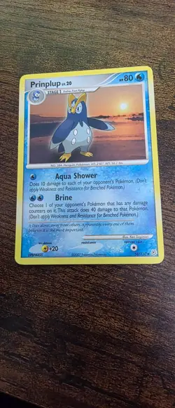 Prinplup 58/130 Uncommon Diamond & Pearl Pokemon Lightly Played - Image 1