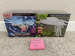 Pokemon TCG Mega Evolution Perfect Order & Chaos Rising ETB Lot of 2 Sealed - Image 1