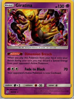 Pokemon Giratina SM - Unified Minds 86/236 Holofoil Lightly Played - Image 1