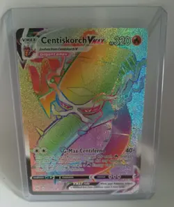 Pokemon TCG Centiskorch VMAX Darkness Ablaze 191/189 Holo Secret Rare - Image 1
