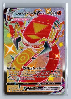 Centiskorch VMAX SV109/SV122 Holo Shining Fates Shiny Vault Pokemon NM/M - Image 1