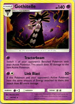 Gothitelle 54/145 Guardians Rising Pokemon TCG R NM - Image 1