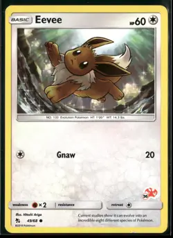 Eevee - 49/68 (#36 Charizard Stamped) 049/068 Promo Battle Academy Pokemon MP - Image 1