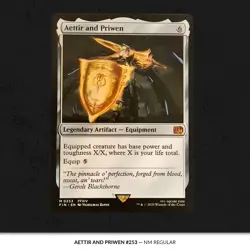 253 Aettir and Priwen Regular NM Mythic Rare MTG Final Fantasy - Image 2