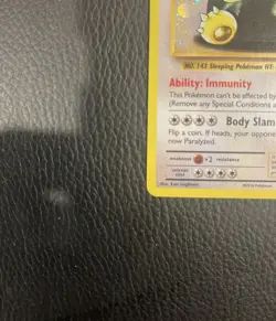 Snorlax XY179 Black Star Promo Holo - Image 5
