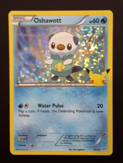 Oshawott 21/25 Holo Pokemon Card (McDonalds Collection 2021 Promo NM - Image 1