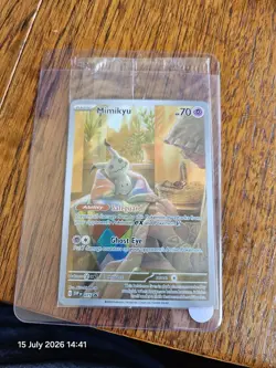 Pokemon TCG Mimikyu Scarlet & Violet Paldea Evolved SVP075 Promo Card Sealed - Image 1