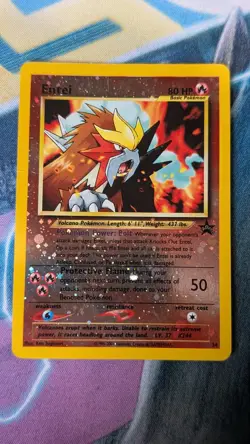 Entei Wizards Black Star Promos 34 Holo Promo DMG - Image 1