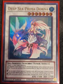 Yugioh Deep Sea Prima Donna ETCO-EN042 Ultra Rare 1st Ed NM - Image 1