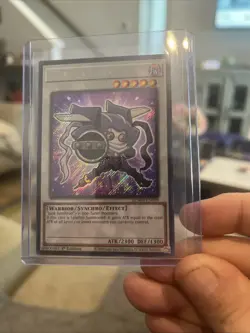 Yugioh! 1x Junk Warrior Chibi Artwork BLMM-EN009 Secret Rare 1st Ed NM - Image 1