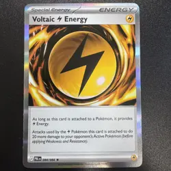 Voltaic Lightning Energy 084/084 Holo Rare Pitch Black Pokemon TCG Card - Image 1