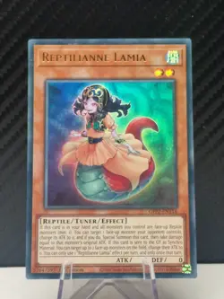GFP2-EN116 Reptilianne Lamia Ultra Rare 1st Edition YuGiOh Card - Image 1