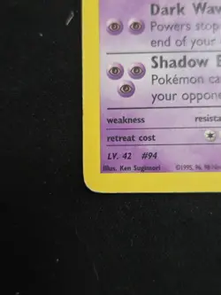 Pokemon TCG Sabrina's Gengar 29/132 Gym Challenge Non-Holo Card - Image 2