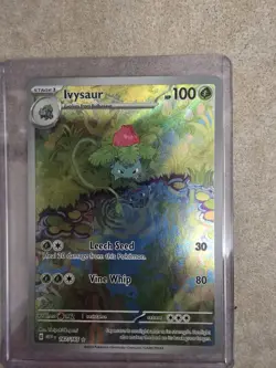 Pokemon TCG Ivysaur Scarlet & Violet-151 167/165 Illustration Rare - Image 1