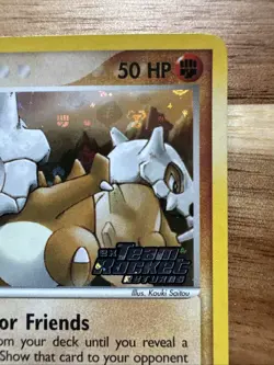 Pokemon TCG 2004 Cubone - 51/109 EX Team Rocket Returns Stamped Reverse Holo - Image 3