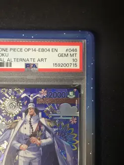 2026 ONE PIECE OP14-EB04-THE AZURE SEA'S SEVEN SPECIAL ALT ART SENGOKU PSA 10 - Image 3