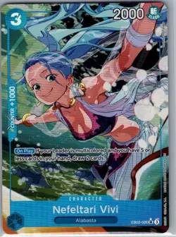 Nefeltari Vivi (Alt Art) EB02-026 English Anime 25th Collection - One Piece - NM - Image 1
