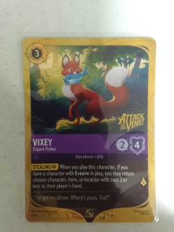 Vixey - Expert Fisher - Disney Lorcana Promo Cards AOTV Pre Release - Image 1