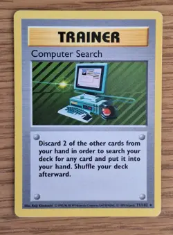 Pokemon Card Computer Search 071/102 Base Set (Shadowless) Regular - Image 1