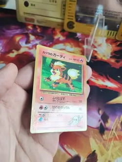 Pokemon Karte Card Blaines Growlithe Gym Corocoro Promo Glossy Wotc japanese Exc - Image 5