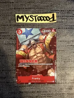 Carte One Piece Franky OP01-021 Winner English Card - Image 1