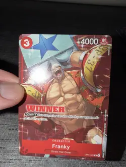 Carte One Piece Franky OP01-021 Winner English Card - Image 3