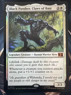 Black Panther, Claws of Bast Commander: Marvel Super Heroes Foil - Image 1