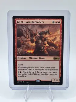 Glint-Horn Buccaneer MTG Core Set 2020 Rare Red Creature NM/UNPLAYED - Image 1