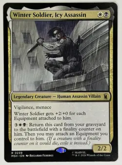 Winter Soldier, Icy Assassin 0239 | Marvel Super Heroes Rare | MTG Near Mint - Image 1