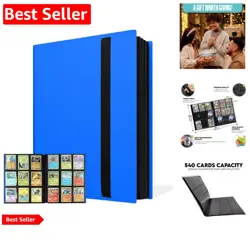 540 Pockets Trading Card Binder, 9 Pocket, 30 Pages Double Side Pocket for H... - Image 1