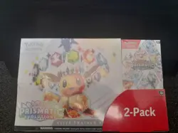 Pokemon TCG: Prismatic Evolutions - Costco 2 Pack Bundle ETB + Booster Bundle - Image 1