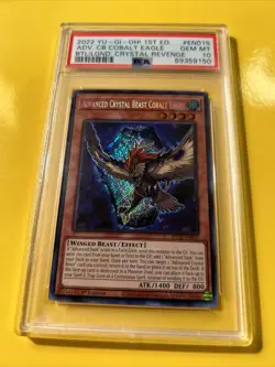 YuGiOh ADVANCED CRYSTAL BEAST COBALT EAGLE #BLCR-EN015🔥PSA 10 GEM🔥1st ED-2022 - Image 4