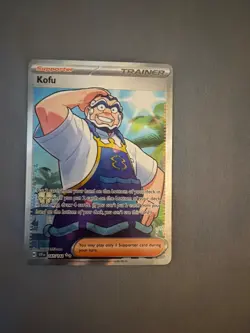 Kofu 165/142 Ultra Rare Stellar Crown Pokemon Holo Near Mint - Image 1