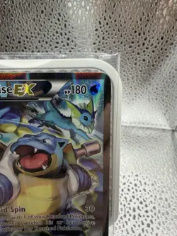 Pokemon TCG Card - Blastoise EX XY122 Black Star Promo Full Art XY Holo - LP - Image 3